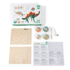 EUREKAKIDS Esqueleto de dinosaurio para construir y modelar