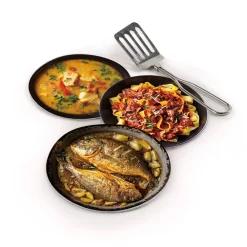 EUREKAKIDS Freidora de juguete realista con ventilador