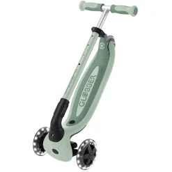 GLOBBER Go Up Baby Lights 360 – Patinete Evolutivo con Luces (Sage/Oliva)