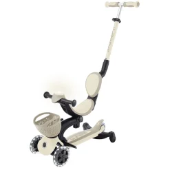 GLOBBER Go Up Baby Lights 360 – Patinete Evolutivo con Luces (Taupe)