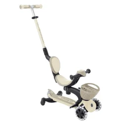 GLOBBER Go Up Baby Lights 360 – Patinete Evolutivo con Luces (Taupe)