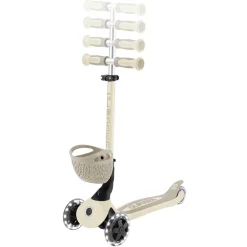 GLOBBER Go Up Baby Lights 360 – Patinete Evolutivo con Luces (Taupe)