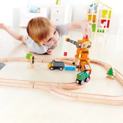 HAPE Grúa grande con camión de carga