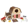 EUREKAKIDS Granja de madera con animales y accesorios - La Granja de Paul