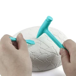 EUREKAKIDS Huevo de dinosaurio brillante para excavar