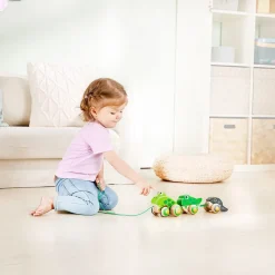 HAPE Juego Arrastre Familía de Ranas