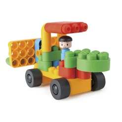 POLY M Juego construcción vehículos de zoo