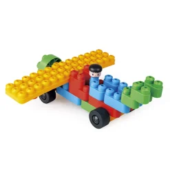 POLY M Juego construcción vehículos de zoo