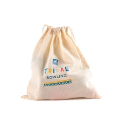 EUREKAKIDS Juego de bolos de madera con 2 bolas