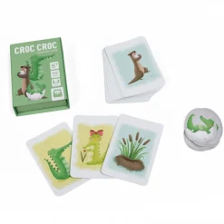EUREKAKIDS Juego de cartas Croc Croc Cards