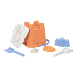 HAPE Juego de cubos de playa de 6 piezas fabricado con material verde