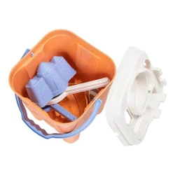 HAPE Juego de cubos de playa de 6 piezas fabricado con material verde