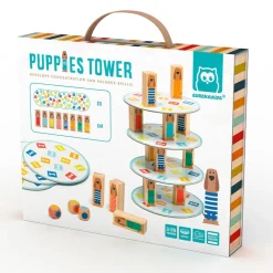 EUREKAKIDS Juego de estrategia Puppies Tower