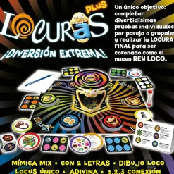 EDUCA BORRAS SA Juego de mesa familiar – Locuras plus