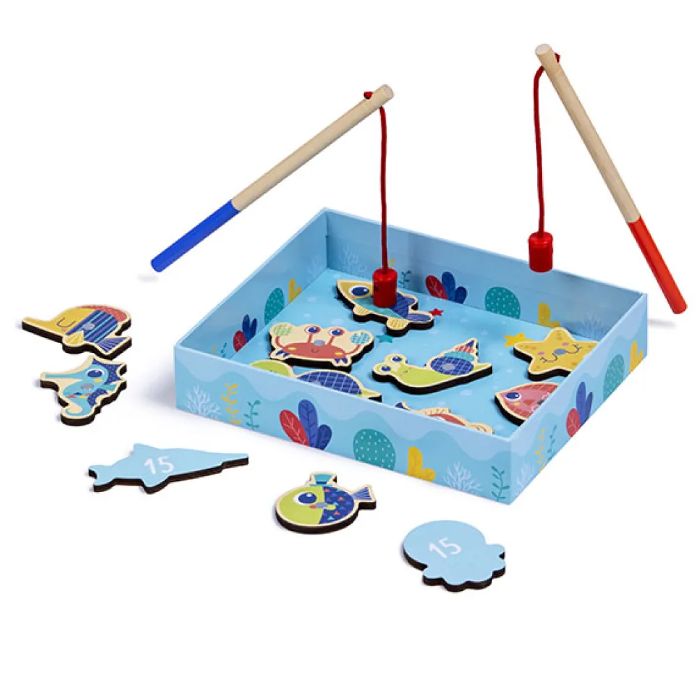 EUREKAKIDS Juego de pesca magnético
