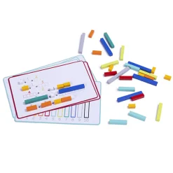 EUREKAKIDS Juego de regletas 65 piezas