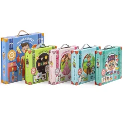 EUREKAKIDS Juego magnético Héroes del mundo