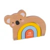 EUREKAKIDS Juguete arcoíris de madera Montessori - Koala