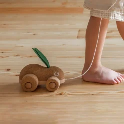 KORKO Juguete arrastrable de corcho - Conejo