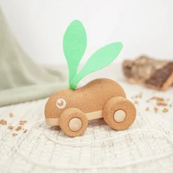 KORKO Juguete arrastrable de corcho - Conejo