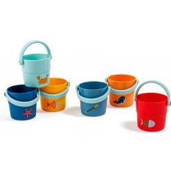 EUREKAKIDS Juguete de baño – cubos divertidos