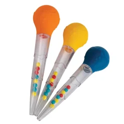 EUREKAKIDS Juguete de baño - cuentagotas de colores