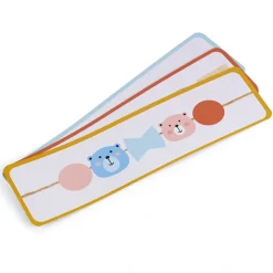 EUREKAKIDS Juguete de madera para hacer cuentas - animales enlazables