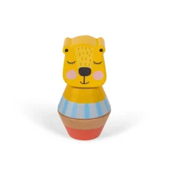 EUREKAKIDS Juguete enroscable de madera - Oso
