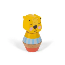 EUREKAKIDS Juguete enroscable de madera - Oso