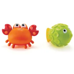 HAPE Juguetes de baño pez y cangrejo