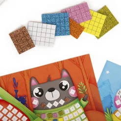 EUREKAKIDS Kit para hacer mosaico de purpurina