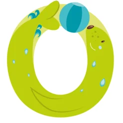 EUREKAKIDS Letra de madera O animales