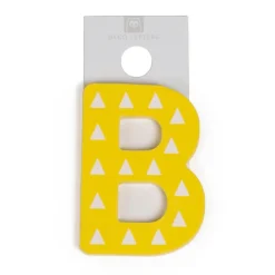 EUREKAKIDS Letra decorativa adhesiva de madera B