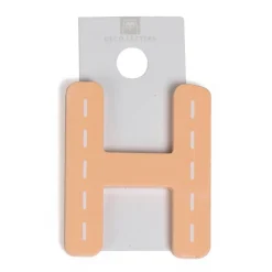 EUREKAKIDS Letra decorativa adhesiva de madera H