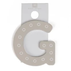 EUREKAKIDS Letra decorativa adhesiva de madera G