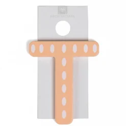 EUREKAKIDS Letra decorativa adhesiva de madera T