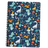 EUREKAKIDS Libreta A5 pautada con diseño de dinosaurios