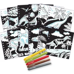 Libro creativo dinosaurios de terciopelo