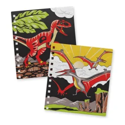 Libro creativo dinosaurios de terciopelo