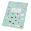 EUREKAKIDS Libro de pegatinas y notas autoadhesivas con diseño de flores