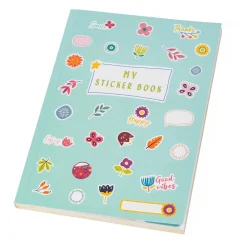 EUREKAKIDS Libro de pegatinas y notas autoadhesivas con diseño de flores