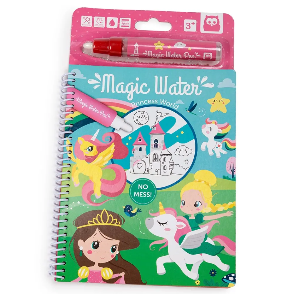 EUREKAKIDS Libro para pintar con agua - Magic Water Princesas