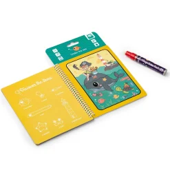 EUREKAKIDS Libro para pintar con agua - Magic Water Bajo el Mar