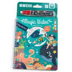 EUREKAKIDS Libro para pintar con agua - Magic Water Bajo el Mar