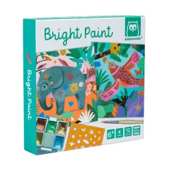 EUREKAKIDS Láminas para pintar y decorar con pintura nacarada – Bright Paint