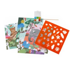 EUREKAKIDS Láminas para pintar y decorar con pintura nacarada – Bright Paint