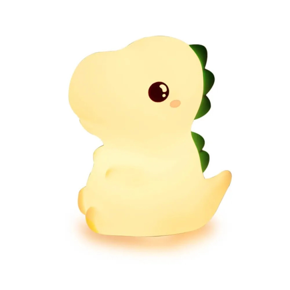 EUREKAKIDS Lámpara infantil decorativa de silicona dinosaurio