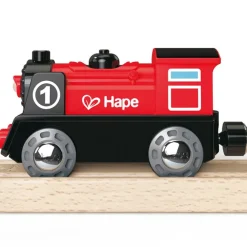 HAPE Locomotora de vapor a pilas
