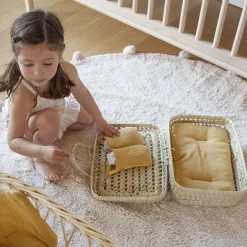 BARRUTOYS Maletín de palma color mostaza