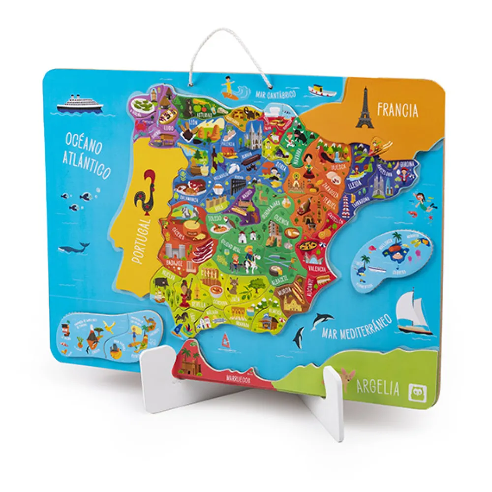 EUREKAKIDS Mapa magnético de España